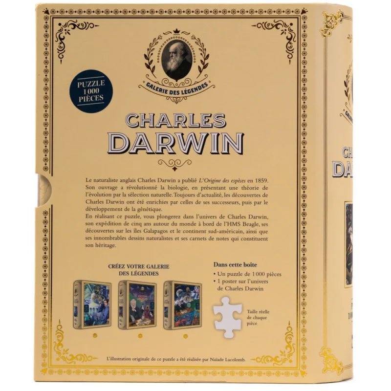 Puzzle Charles Darwin : La Galerie des Légendes