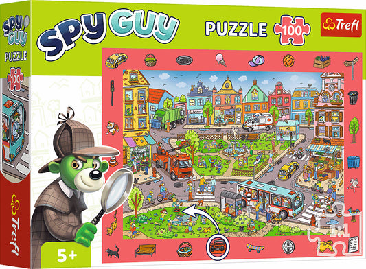 Puzzle d'observation Spy Guy 100 pcs - La ville