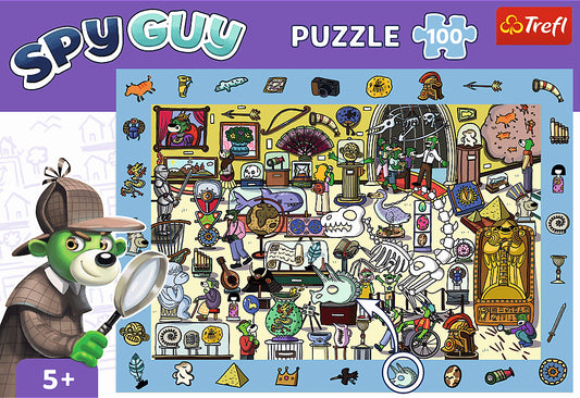 Puzzle d'observation Spy Guy 100 pcs - Le musée