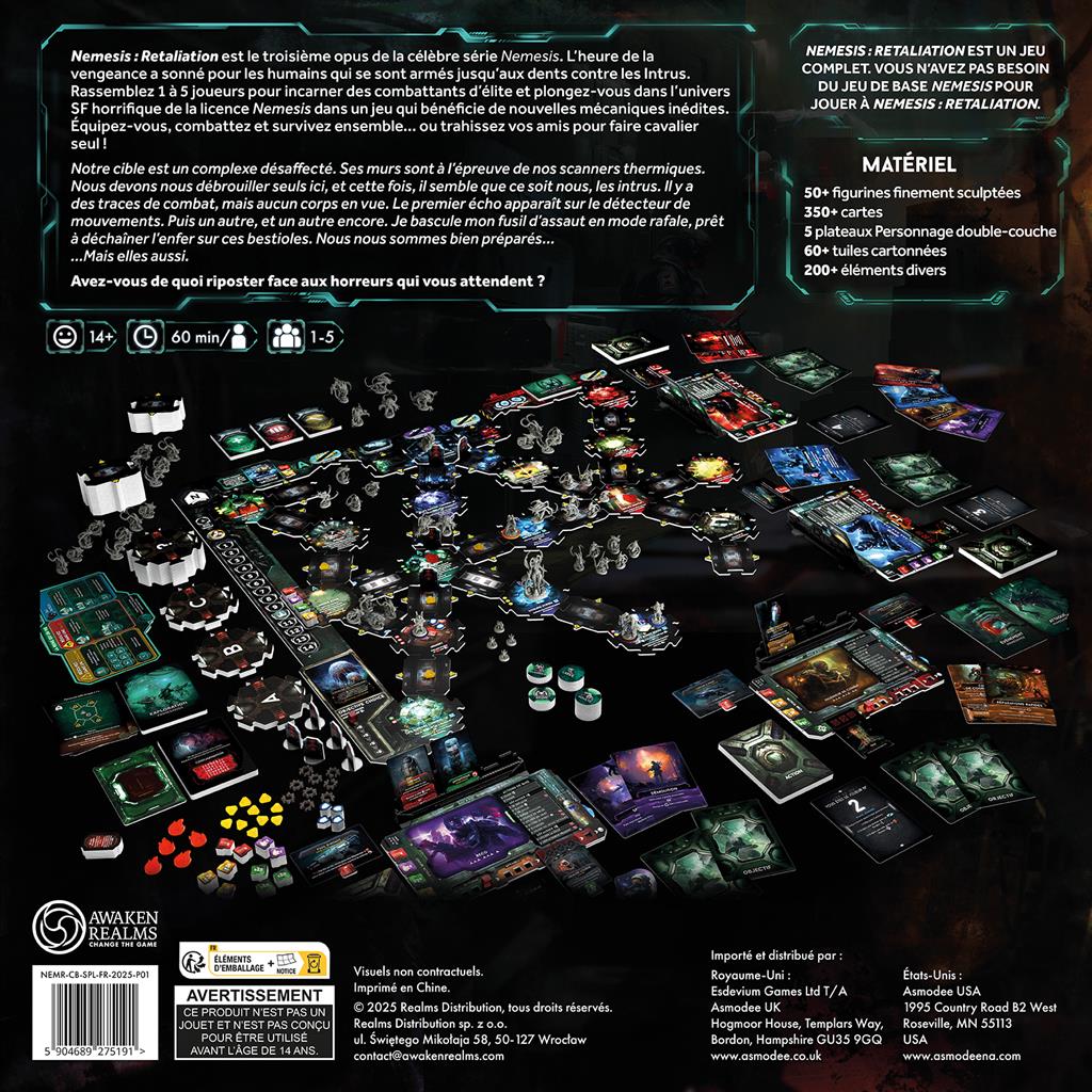 Nemesis Retaliation Jeu de base