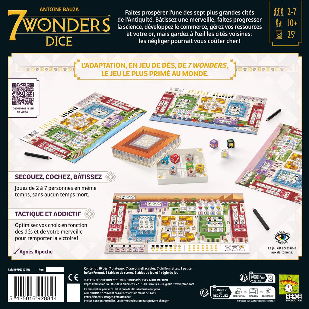 7 Wonders Dice