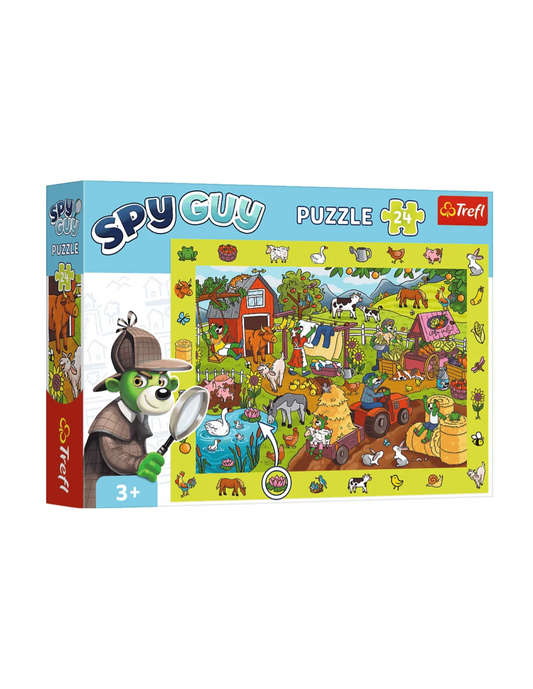 Puzzle d'observation Spy Guy 24 pcs - La ferme