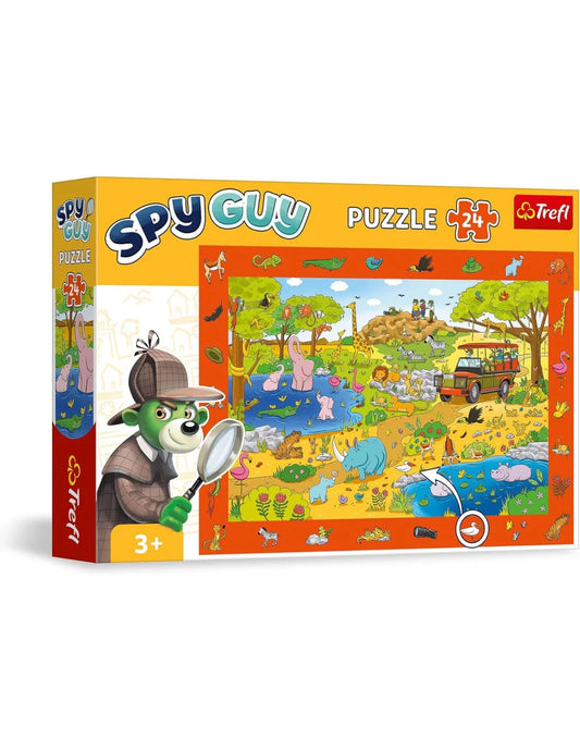 Puzzle d'observation Spy Guy 24 pcs - Safari