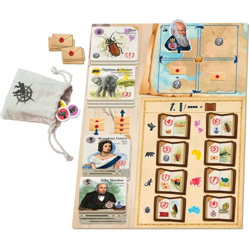 Sur les traces de Darwin - Extension Correspondances