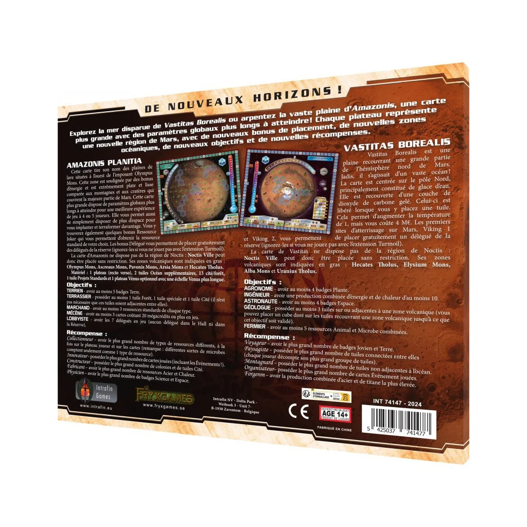 Terraforming Mars - Extension Amazonis et Vastitas Plateaux