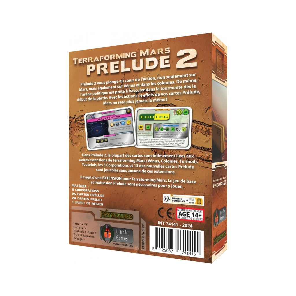 Terraforming Mars - Extension Prélude 2