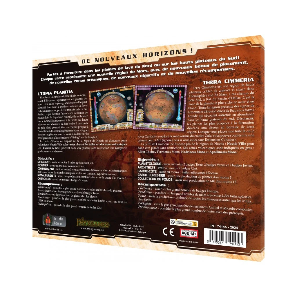 Terraforming Mars - Extension Utopia et Cimmeria Plateaux