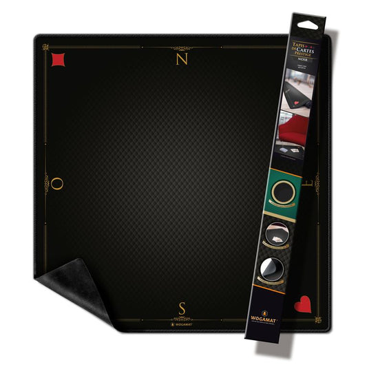 Tapis Carte Prestige Noir (Format Tarot 60x60cm)