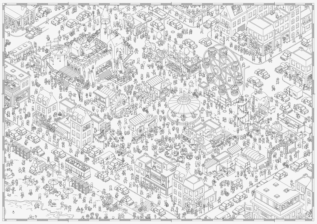 Puzzle Micro Macro Funfair