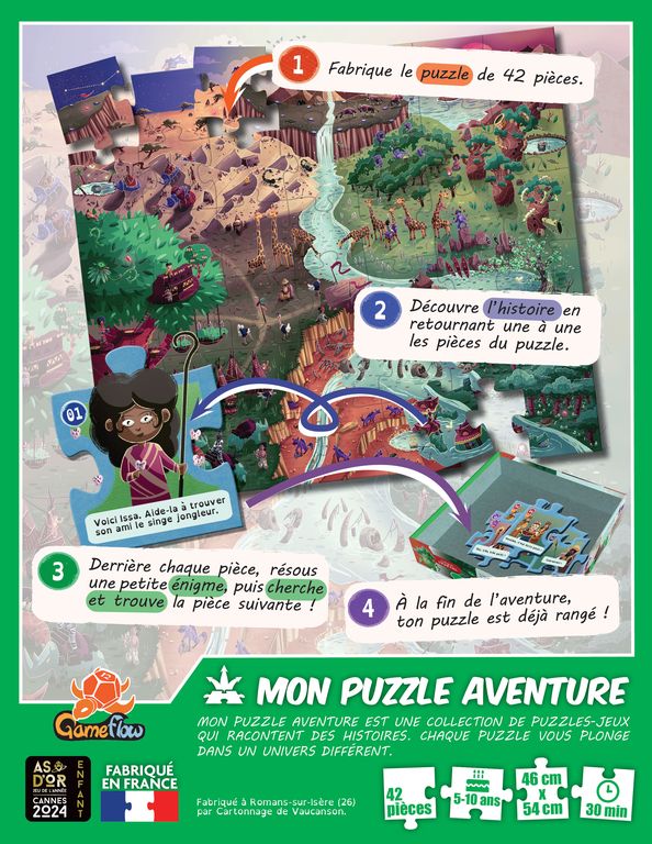 Mon puzzle aventure : Terre Ocre