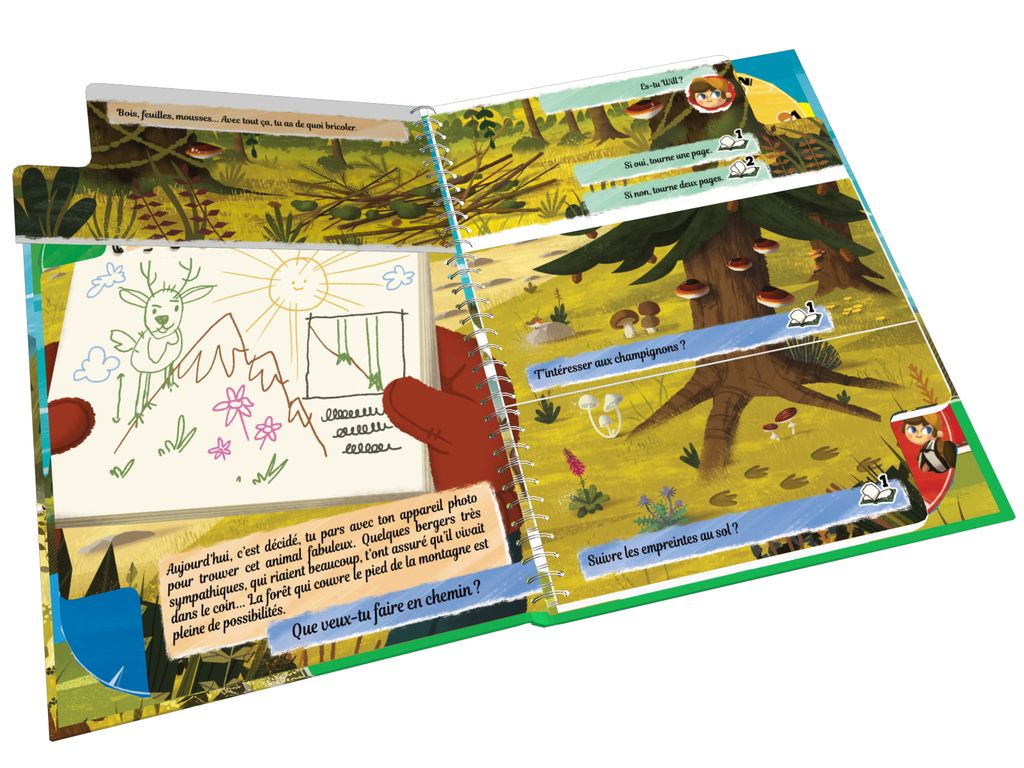 Livre jeu - Ma 1ère aventure : Sur la piste du Dahu