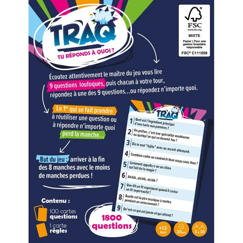 TRAQ - Tu réponds à quoi ?