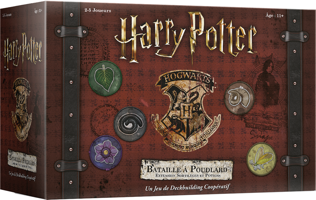 Bataille à Poudlard - Deckbuilding Harry Potter Coopératif : Extension Sortilèges et Potions