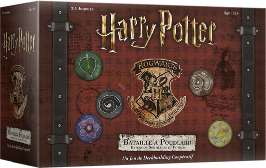 Bataille à Poudlard - Deckbuilding Harry Potter Coopératif : Extension Sortilèges et Potions