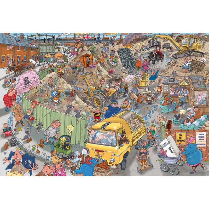 Puzzle Wasgij Destiny 22 - 1000 pcs - Voyage à la  Décharge !