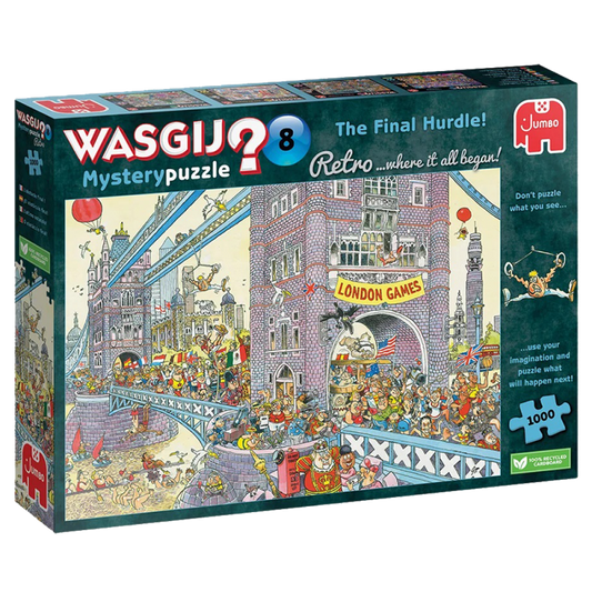 Puzzle Wasgij Retro Mystery 08 - 1000 pcs - Le Dernier Obstacle !