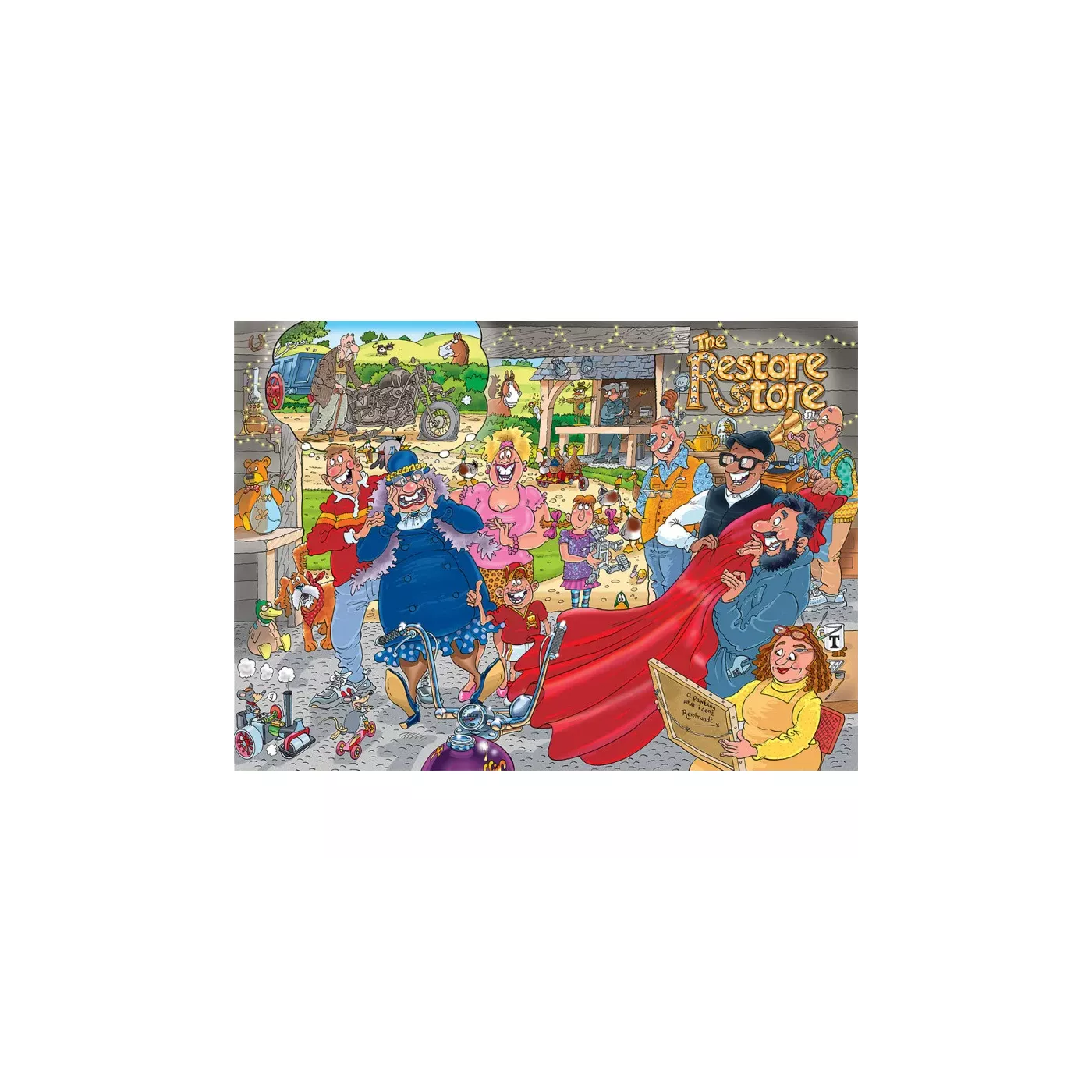 Puzzle Wasgij Original 41 - 1000 Pcs - Restauration Complète