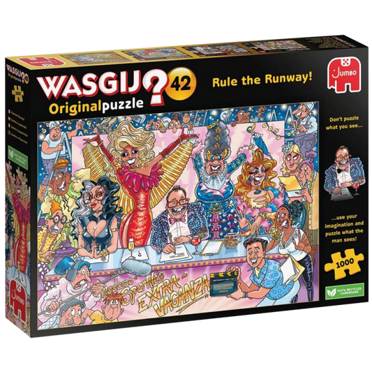 Puzzle Wasgij Original 42 - 1000 pcs - Dominez la Piste !