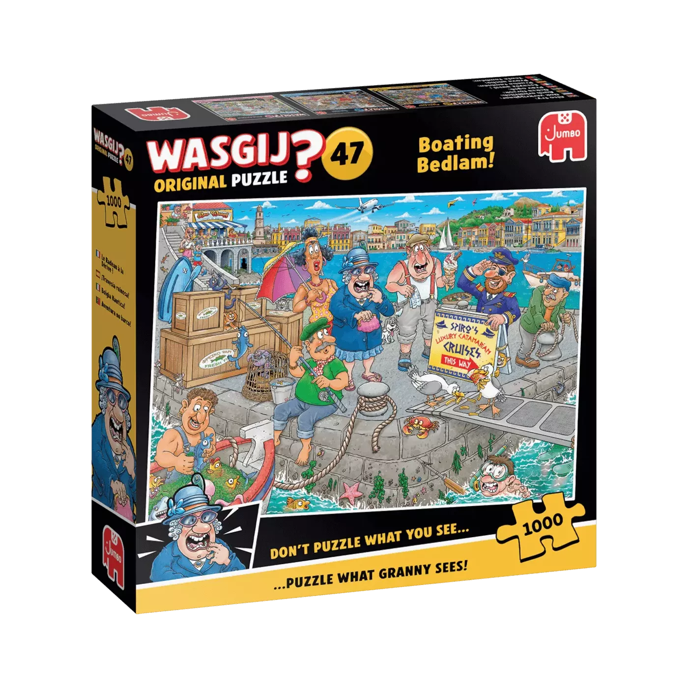 Puzzle Wasgij Original 47 - 1000 pcs - Le Radeau à la dérive