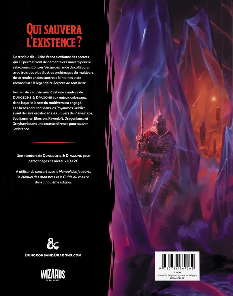 JDR D&D 5 : Vecna : Au seuil du néant