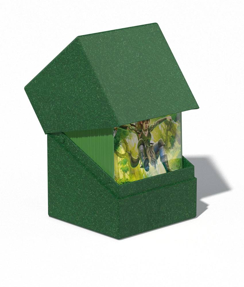 Deck Box Ultimate Guard Return To Earth Boulder Deck Case 100+ taille standard Vert