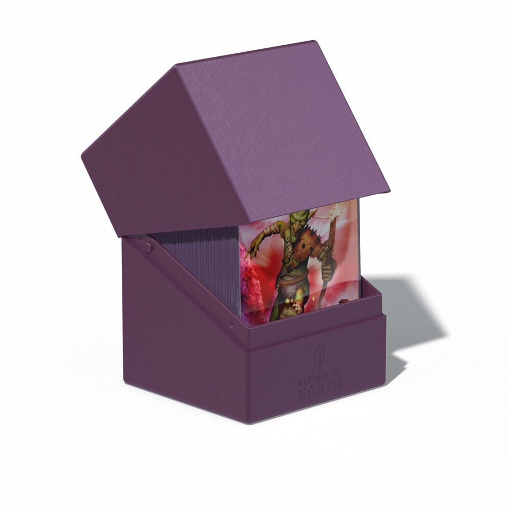 Deck Box Ultimate Guard Return To Earth Boulder Deck Case 100+ taille standard Violet