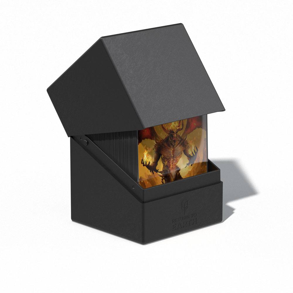 Deck Box Ultimate Guard Return To Earth Boulder Deck Case 100+ taille standard Noir