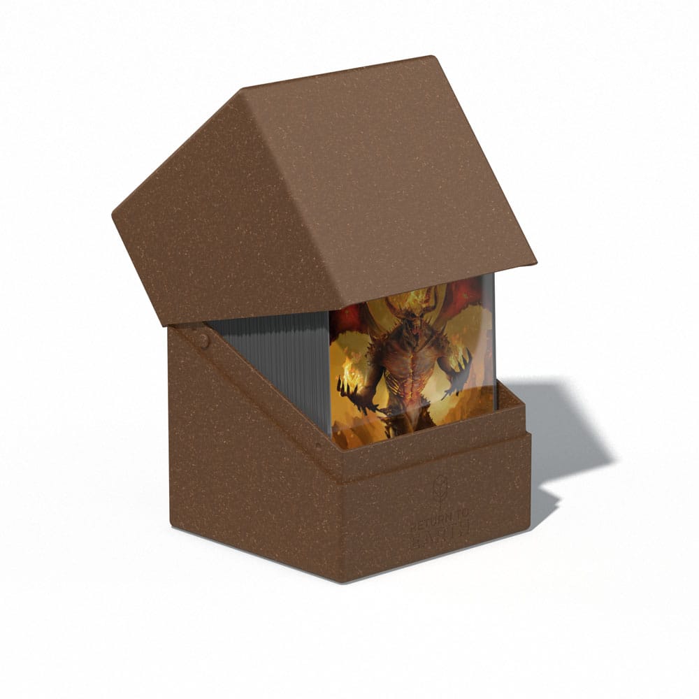 Deck Box Ultimate Guard Return To Earth Boulder Deck Case 100+ taille standard Marron