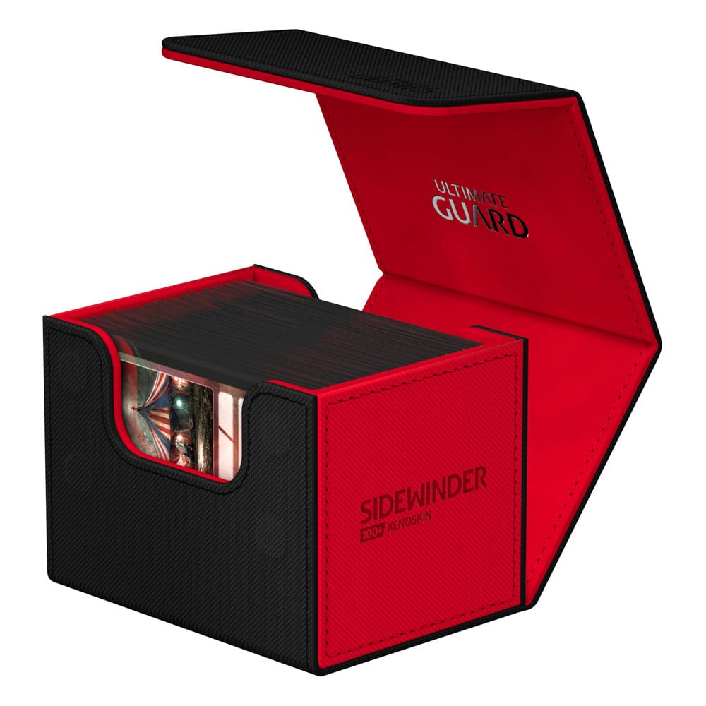 Deck Box Ultimate Guard Sidewinder 100+ XenoSkin SYNERGY Noir/Rouge