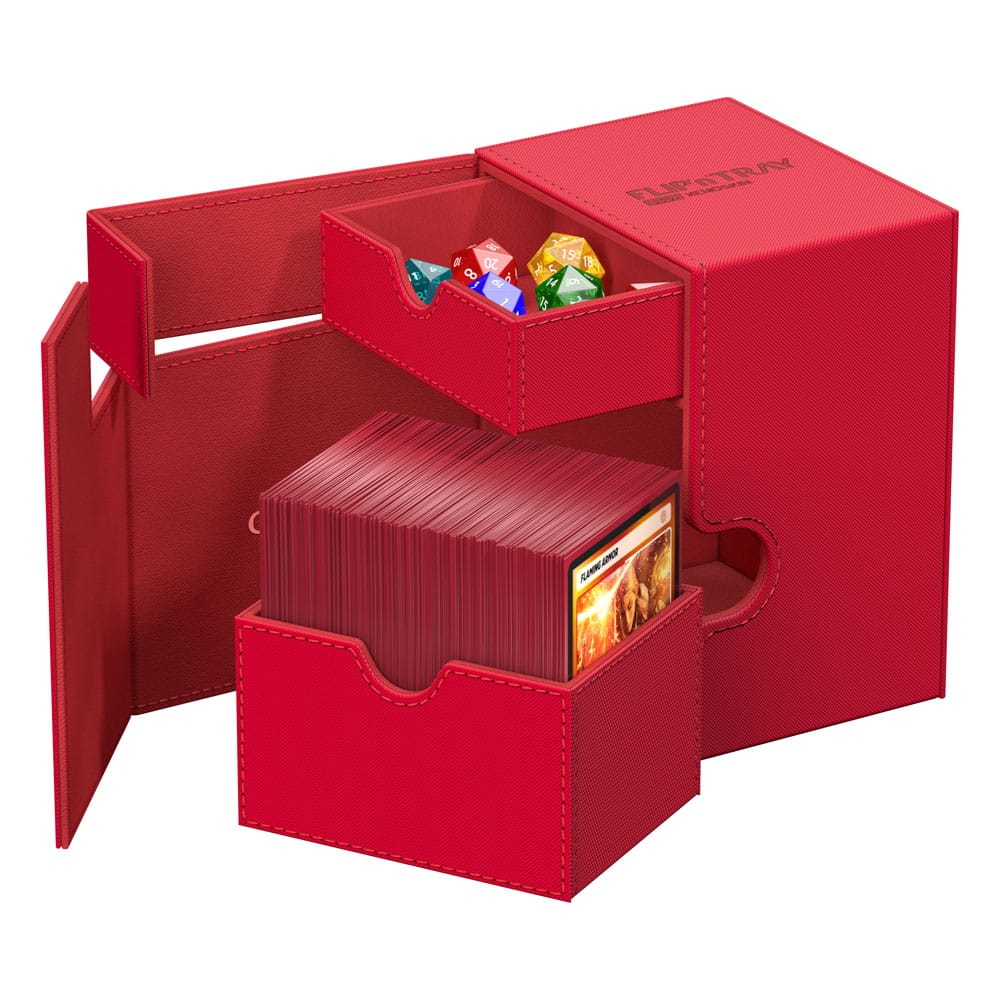 Deck Box Ultimate Guard Flip`n`Tray 133+ XenoSkin  Rouge