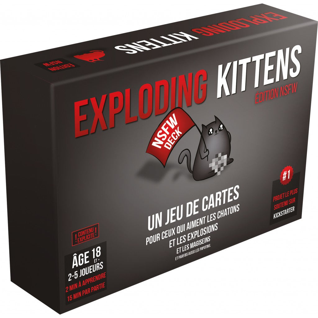 Exploding kittens noir (version adulte)