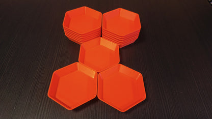 Coupelle à jetons hexagonale