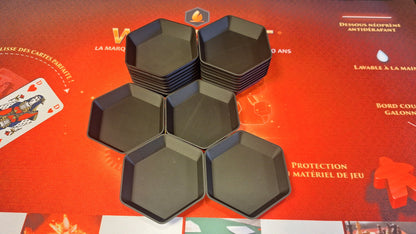 Coupelle à jetons hexagonale