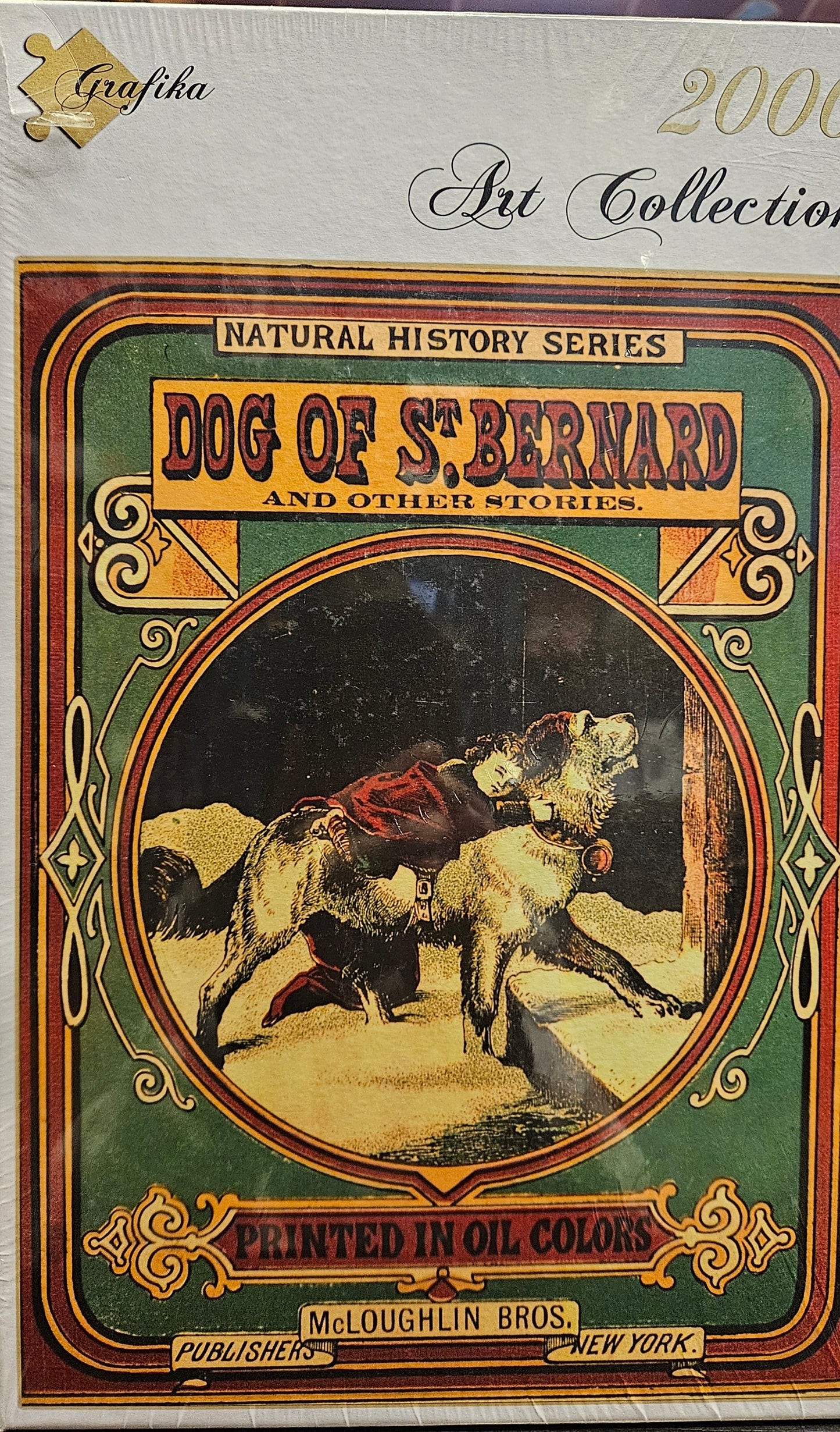 Puzzle 2000 Pièces Couverture de Saint Bernard