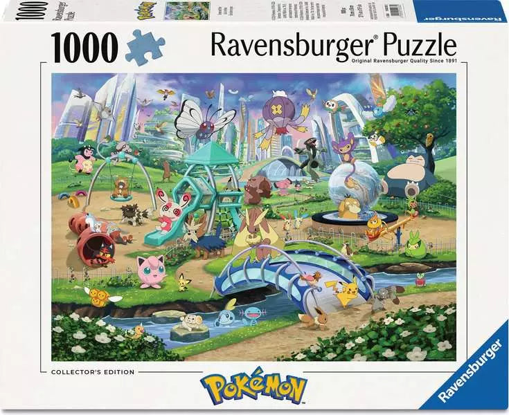 Puzzle 1000 P - Pokémon - Évoli dans le parc