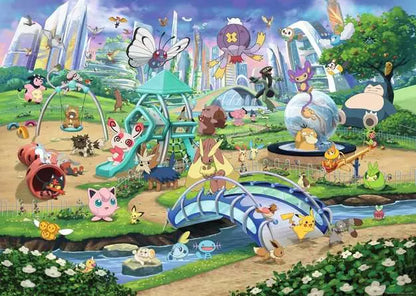 Puzzle 1000 P - Pokémon - Évoli dans le parc