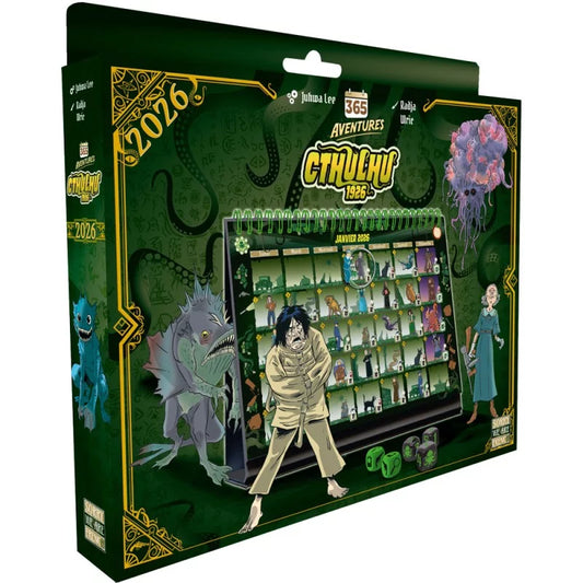 Calendrier 2026 - 365 Aventures Cthulhu 1926