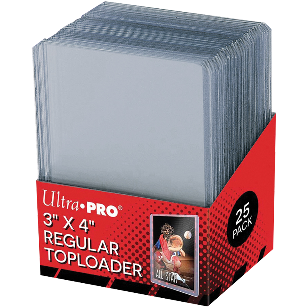 Ultra PRO : 25 Toploader Regular Transparents