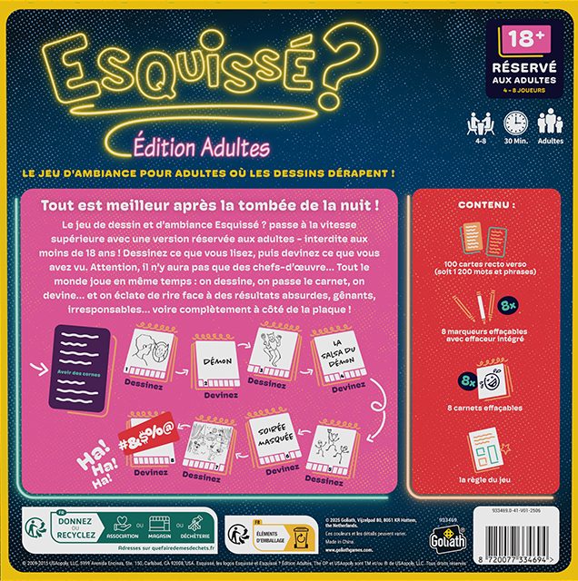 Esquissé ? - Edition Adultes