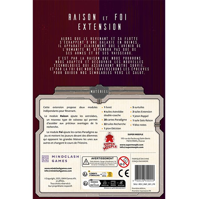 Revenant - Extension Raison et Foi