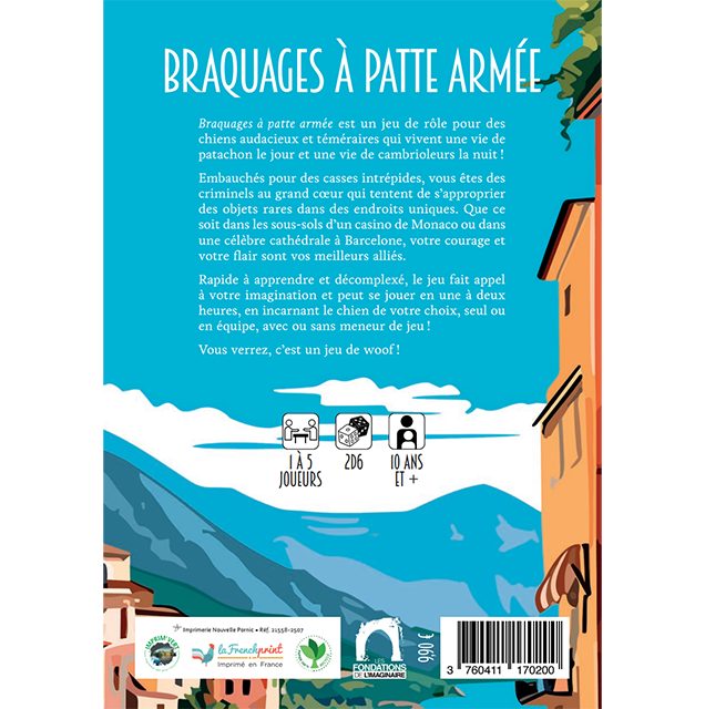 JDR Solo Braquages à patte armée