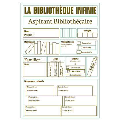 JDR Solo La Bibliotheque Infinie