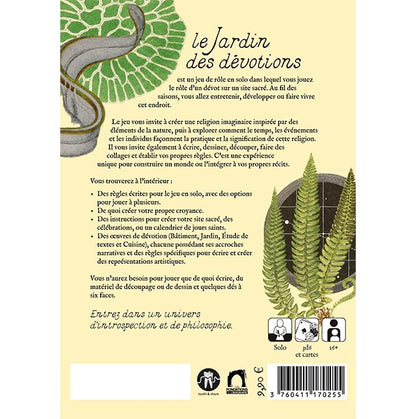 JDR Solo Le Jardin des Dévotions
