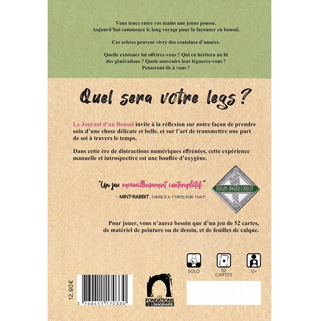JDR Solo - Le journal d'un Bonsaï