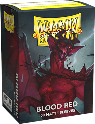 Sleeves Dragon shield - Matte - Blood Red