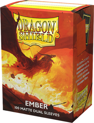 Sleeves Dragon shield - Dual Matte - Ember