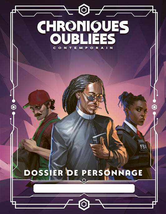 JDR Chroniques oubliées Contemporain 2 - Supplément Dossiers de personnages