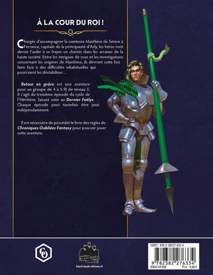 JDR COF 2 - Retour en grâce - Chroniques oubliées fantasy