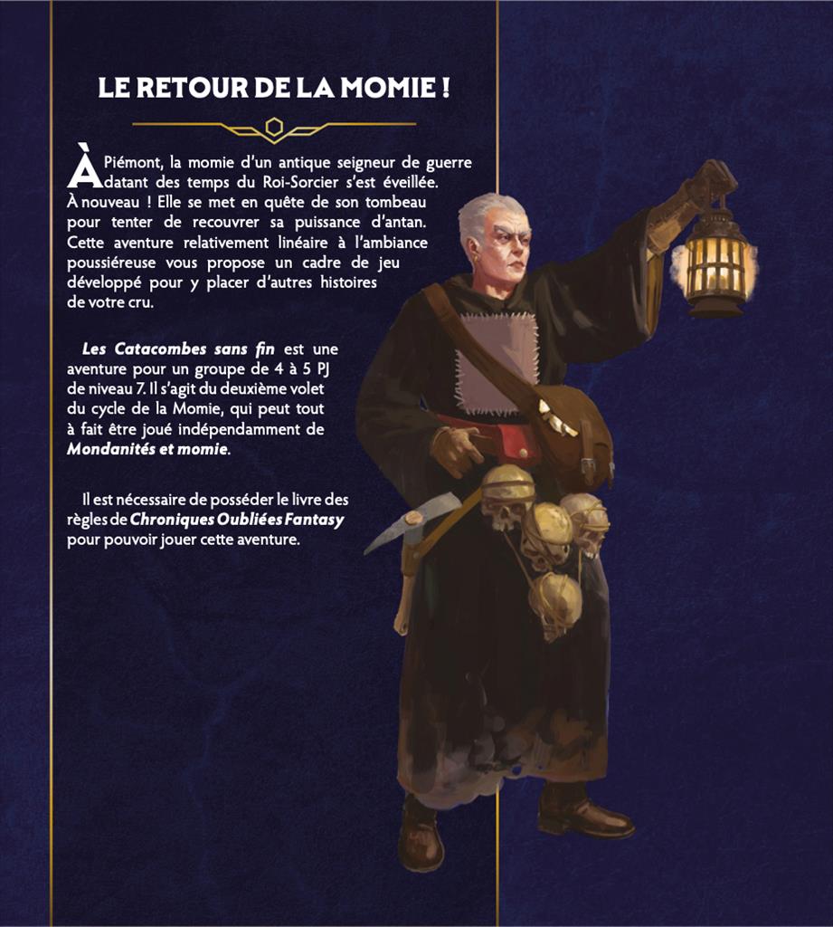 JDR COF 2 - Les Catacombes sans Fin - Chroniques oubliées fantasy