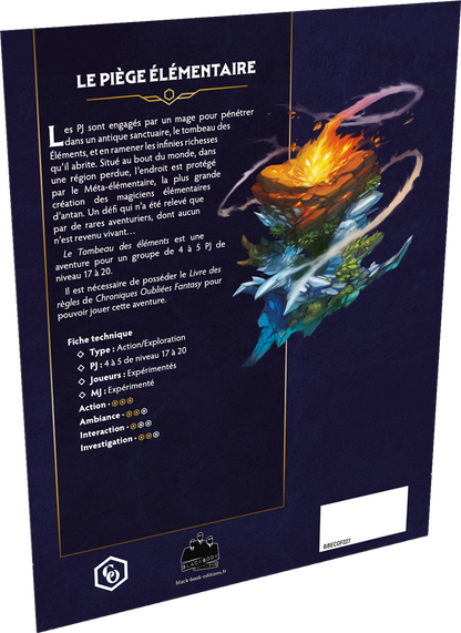 JDR COF 2 : Le tombeau des éléments - Chroniques oubliées fantasy